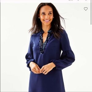 Lilly Pulitzer Shea Stretch Dress (navy) - NWT